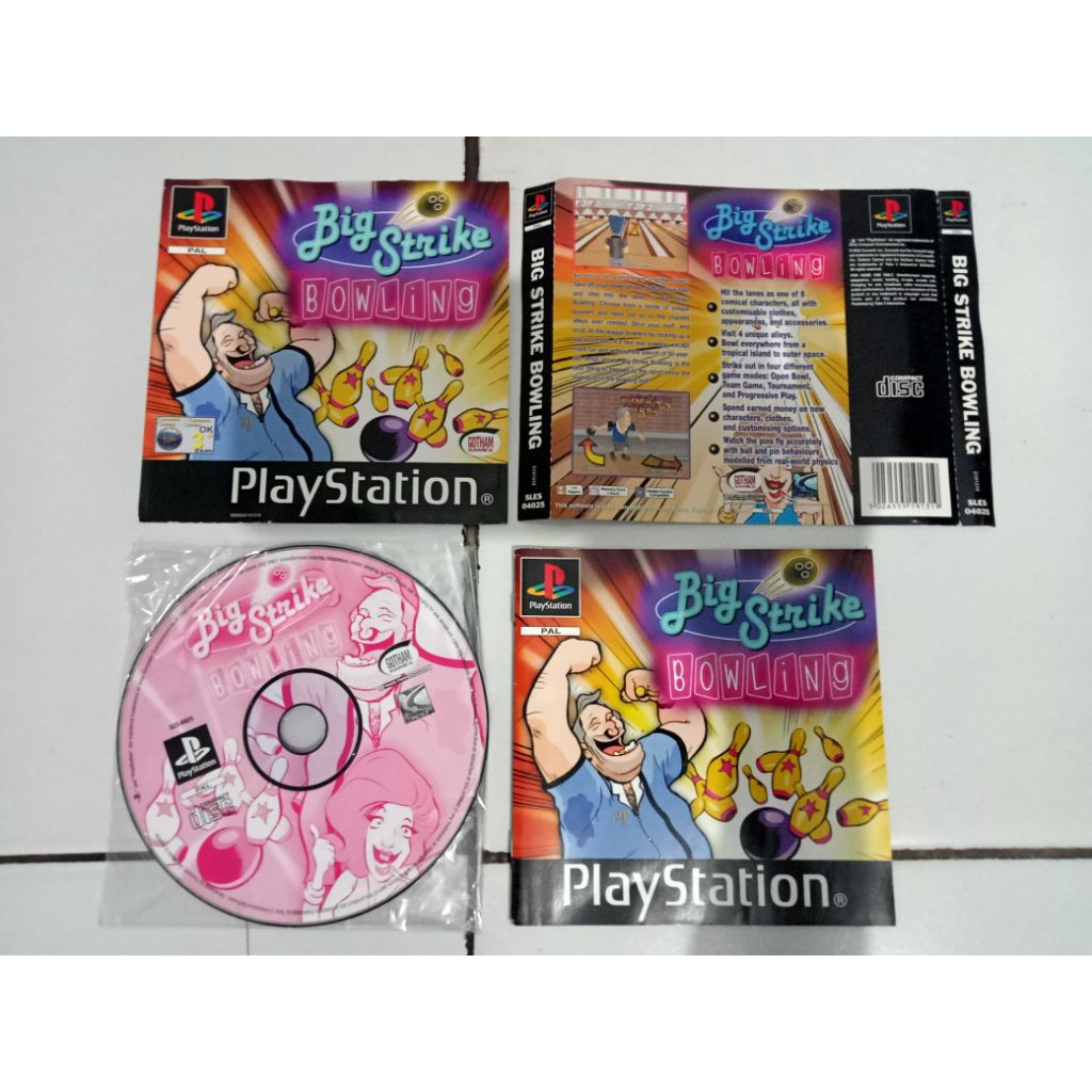 CD game ori PS1 Playstation 1 PsOne Playstation One Pal Europe Big Strike Bowling