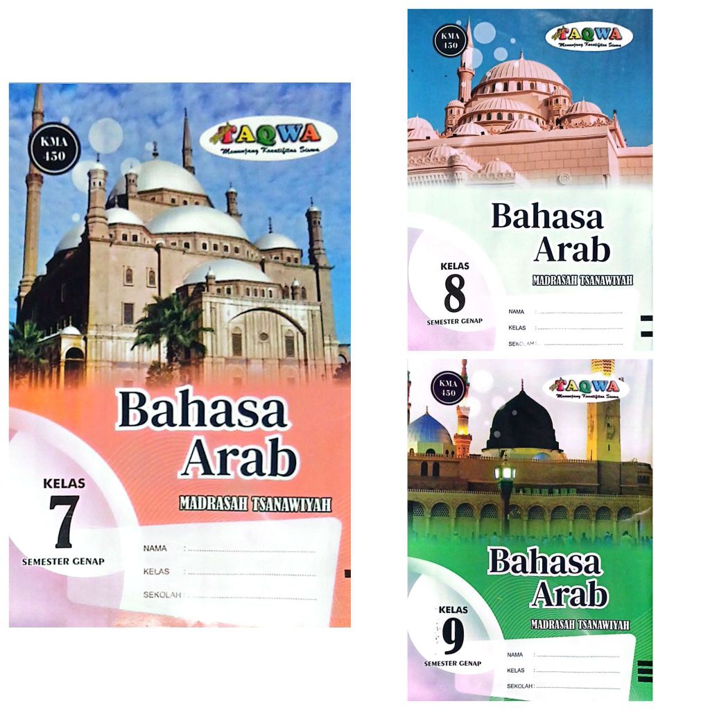 BUKU LKS SMP MTS BAHASA ARAB KELAS 7 8 9 KURIKULUM MERDEKA SEMESTER 2 GENAP TA.2025-2026 | TAQWA