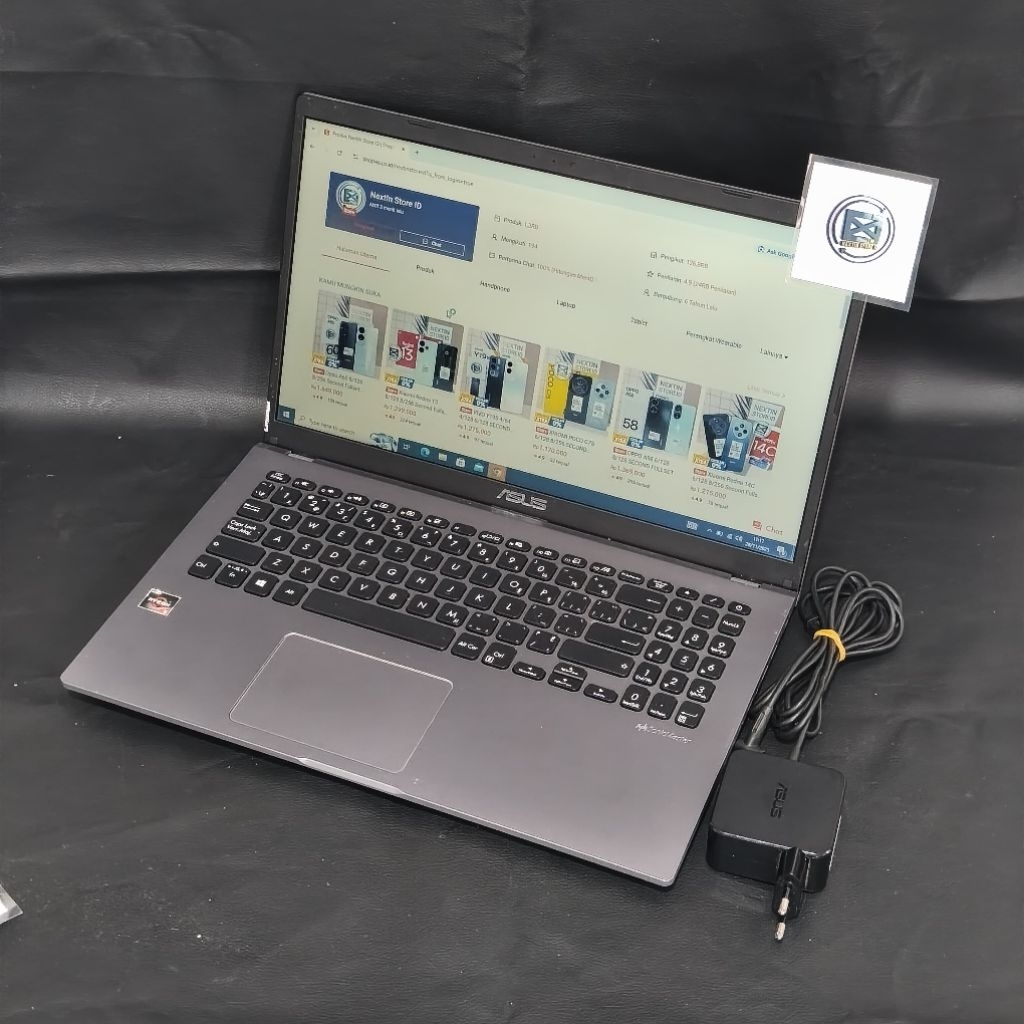 LAPTOP ASUS VIVOBOOK X509DA_M509DA AMD RYZEN 5 3500U 12GB HDD 14 INCH SECOND BERGARANSI