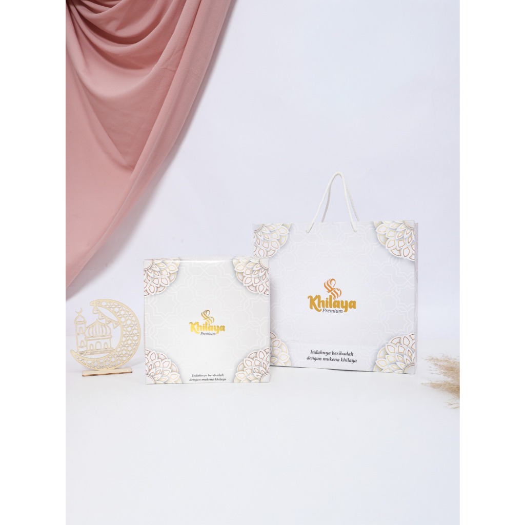 Box Hampers Dan Paper Bag Khilaya Dus Packaging Mukena Kotak Mukenah Khilaya