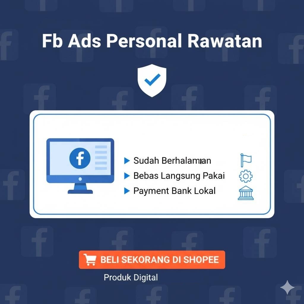 FB Ads Personal Lolos Tinjauan + A2F ON + Email Aktif ( Outlook )