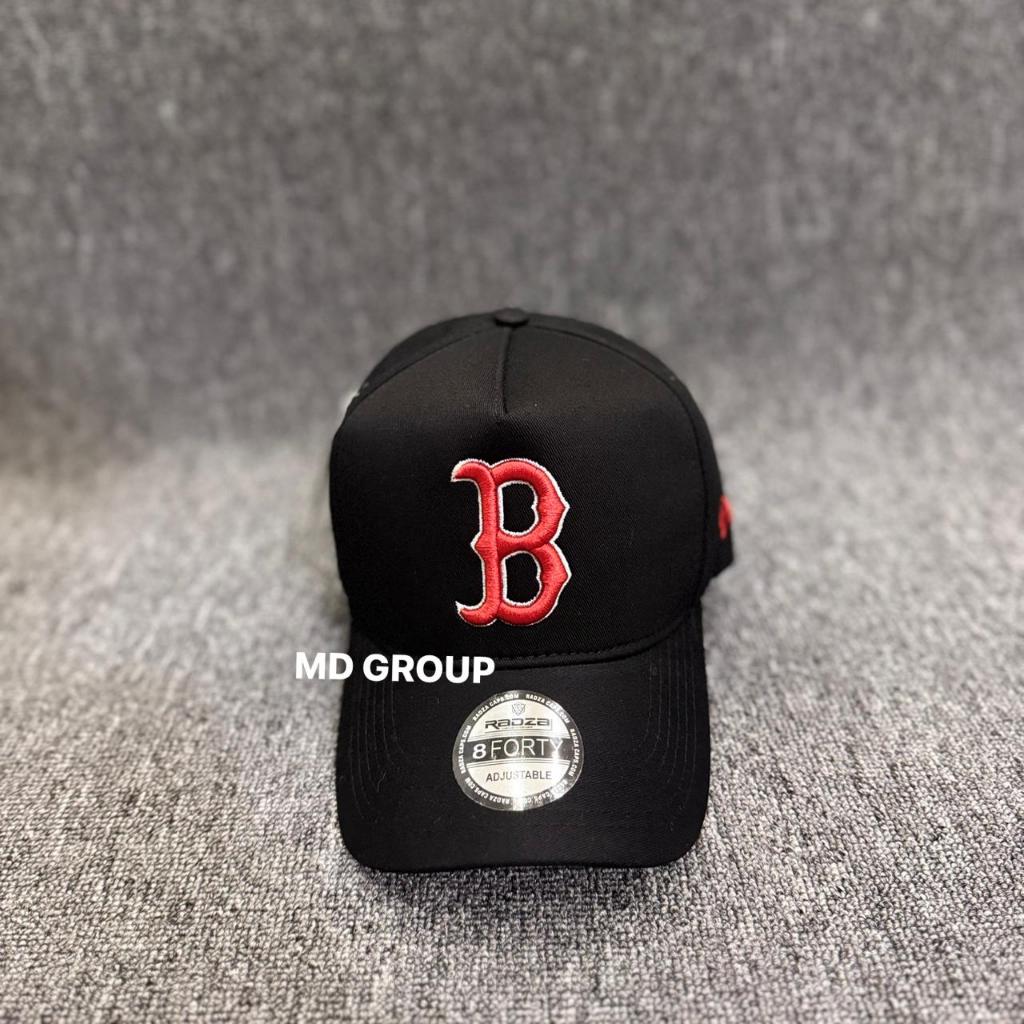 Topi Baseball IMP Quality Caps Boston Red Sox (MLB) Bahan Cotton Beludru Premium