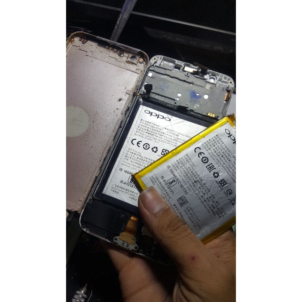 Batre Oppo F1s Original copotan.
