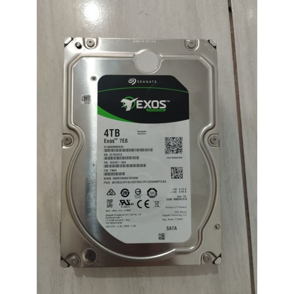 hardisk Seagate exos 4TB