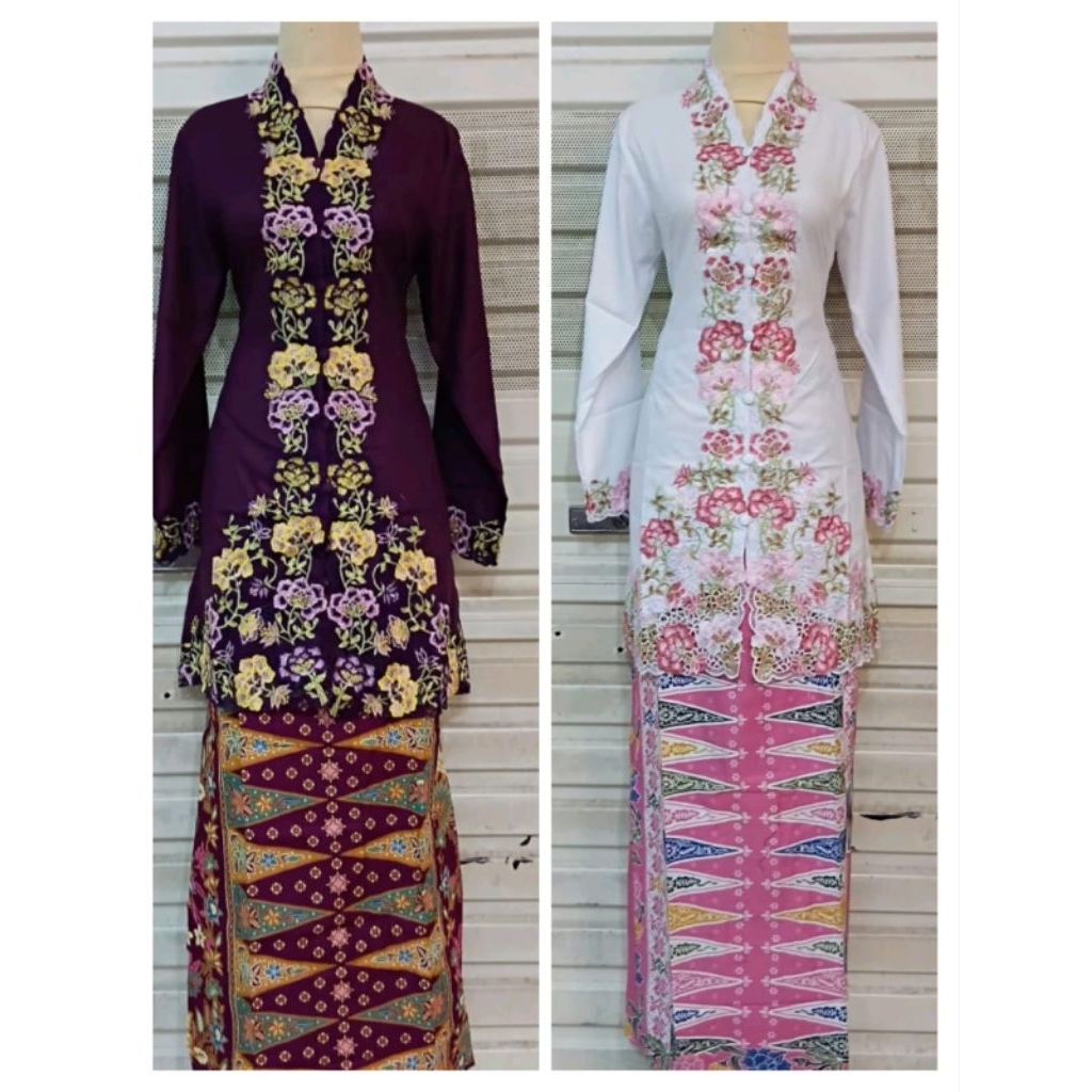 Kebaya Encim Tunik Material Katun Bordir // Tunik Encim Katun // Kebaya Encim Wisuda // Kebaya Encim