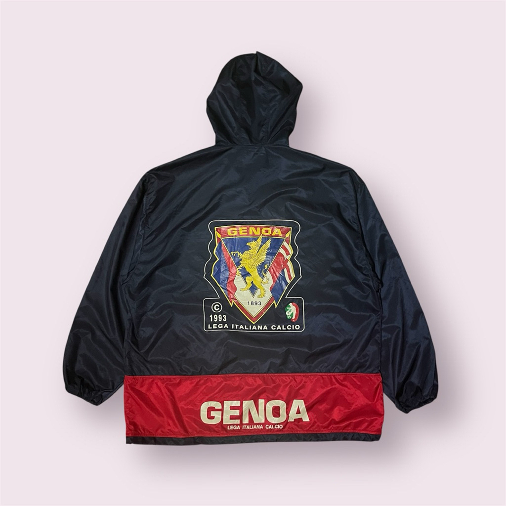 KAPPA VINTAGE GENOA ITALIAN FOOTBALL LEAGUE WINDBREAKER