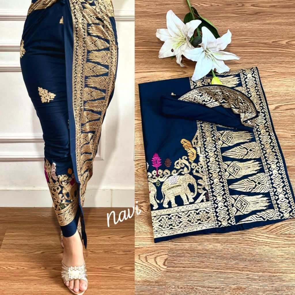 SET COUPLE BORDIR SONGKET GANES//KAMEN COUPLE BALI//KAMEN BORDIR PREMIUM//KAMEN SAPUT UDENG SETENGAH