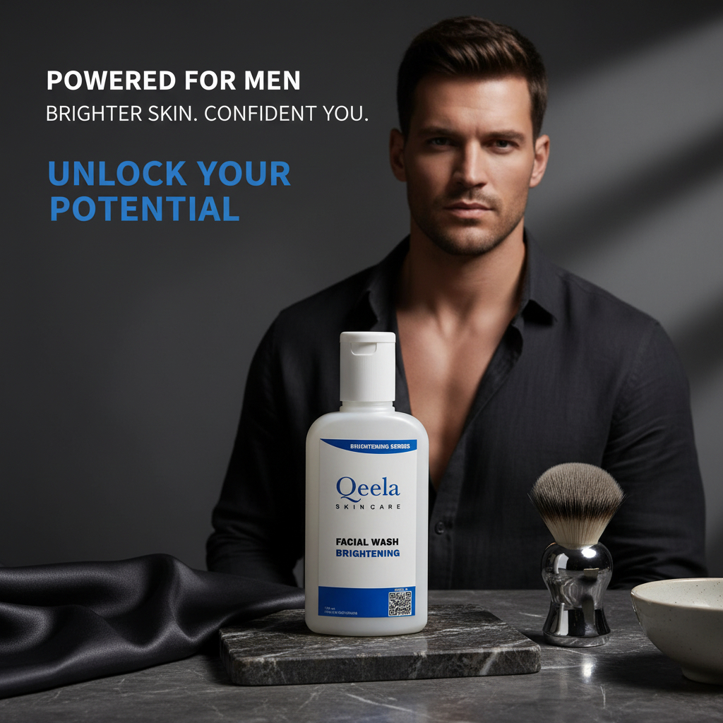 Qeela Skincare - Pembersih Wajah Pria / Sabun Wajah Pria /