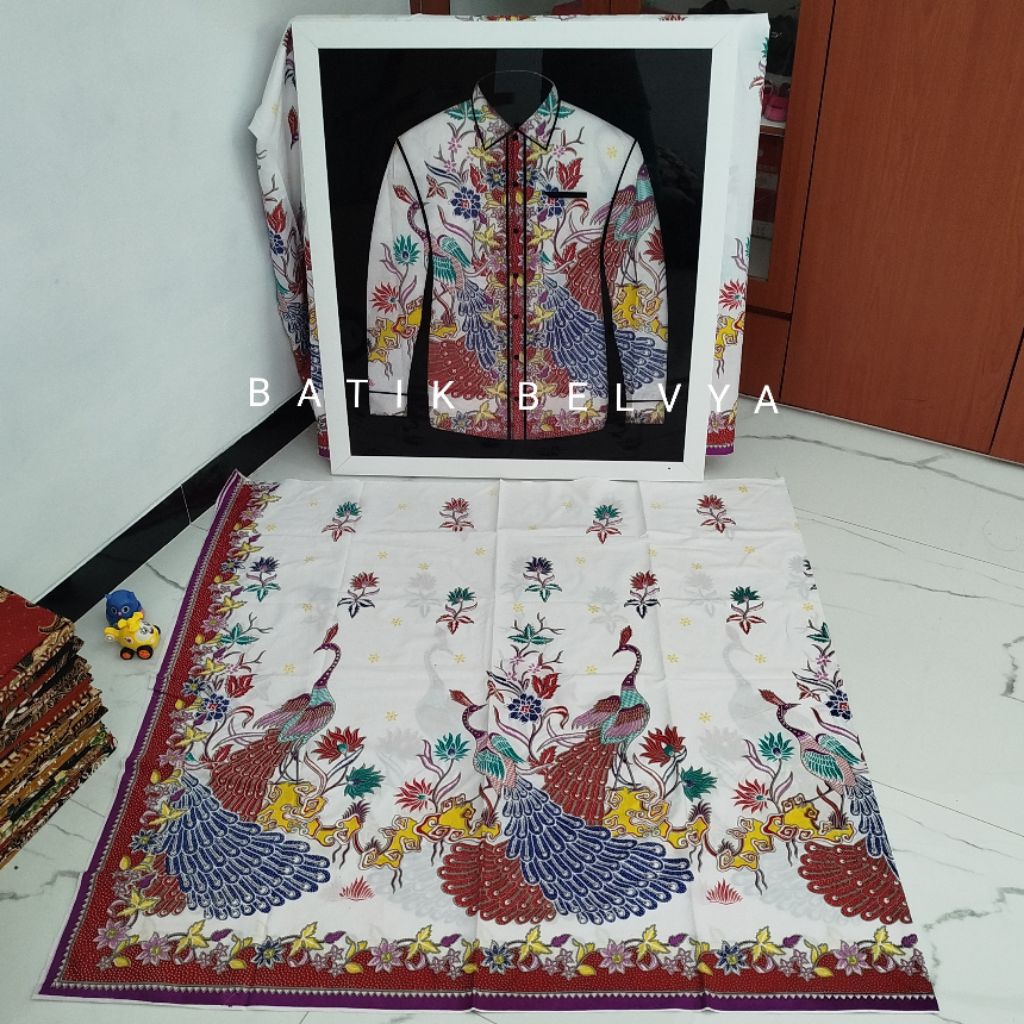 Kain Batik Sragen Motif Populer Bahan Katun Halus untuk Kemeja Dress dan Seragam