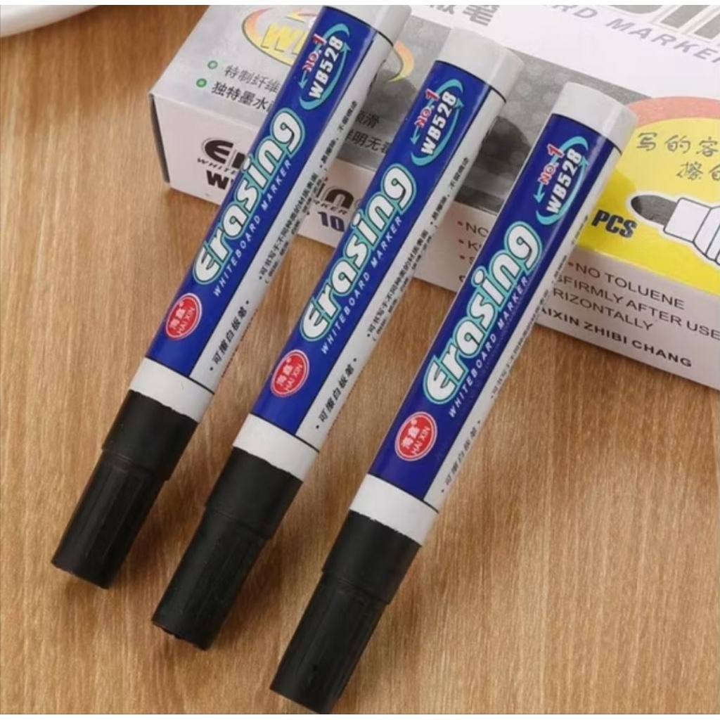 Spidol Whiteboard Erasing Hitam JW-528