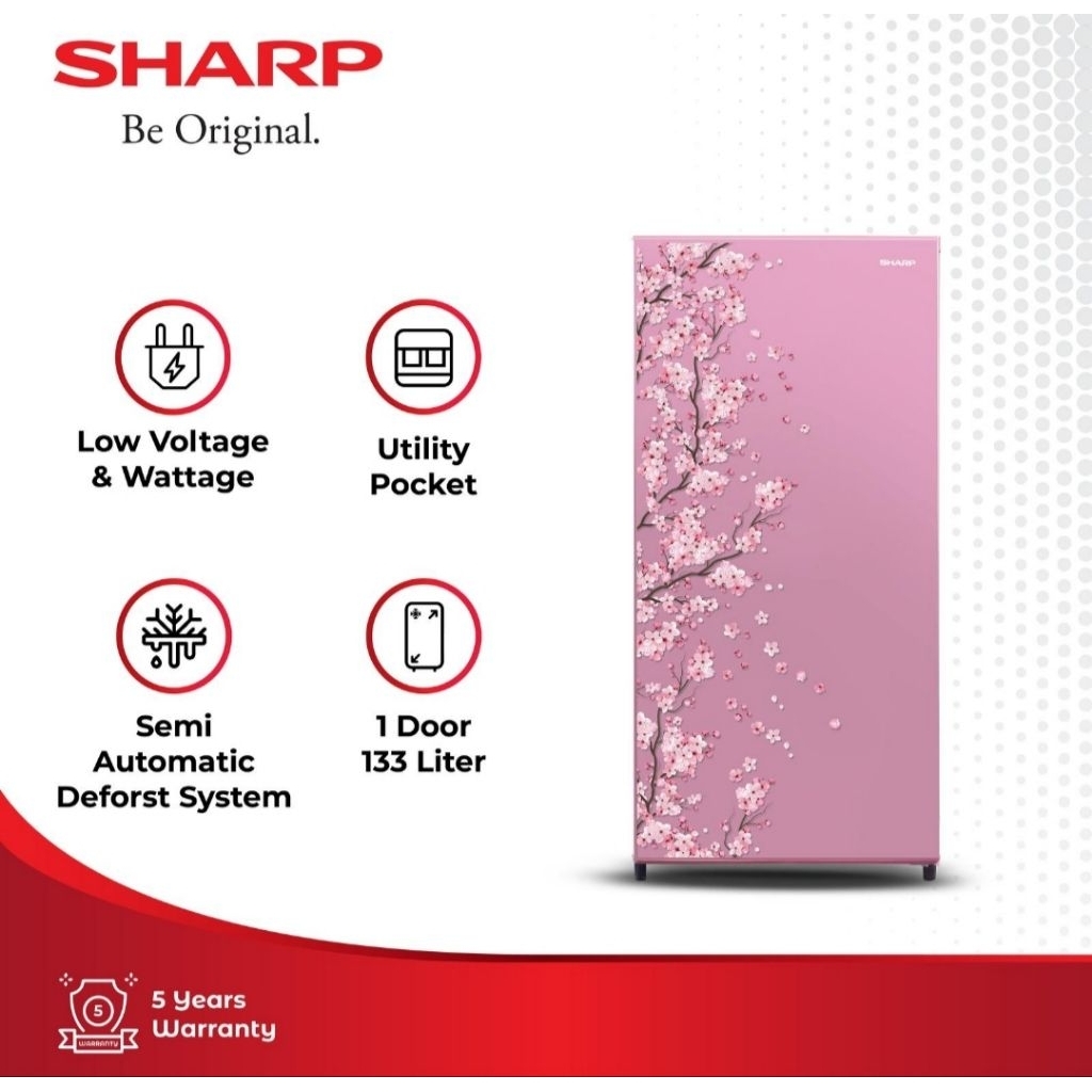 KULKAS SHARP 1PINTU SAKURA - 162D