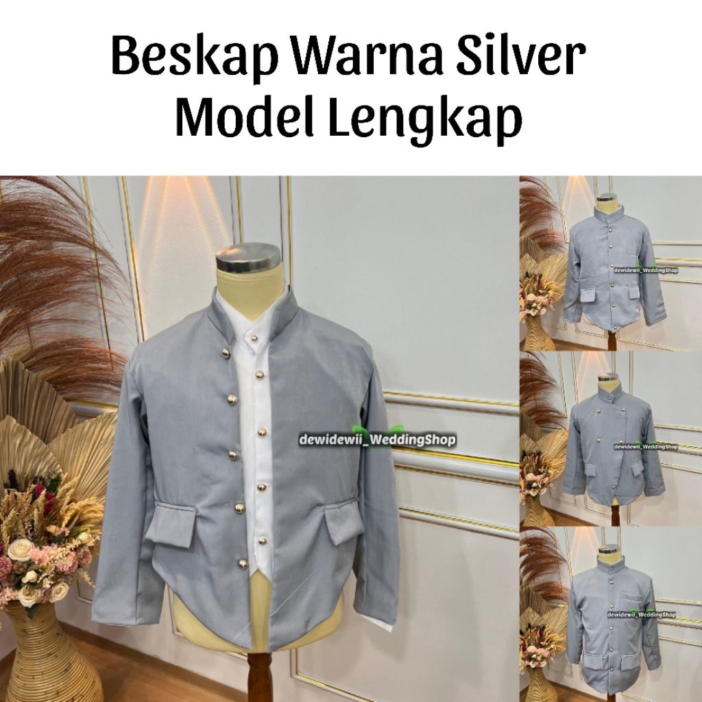 Beskap Jogja / Solo / Sunda / Hewes - Model Lengkap