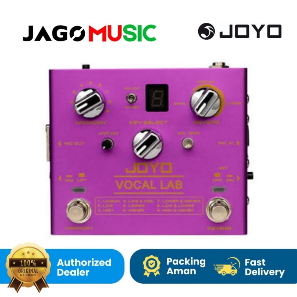 Joyo R16 Vocal Lab Efek Joyo R 16 Vocal Lab Effector Pedal Original