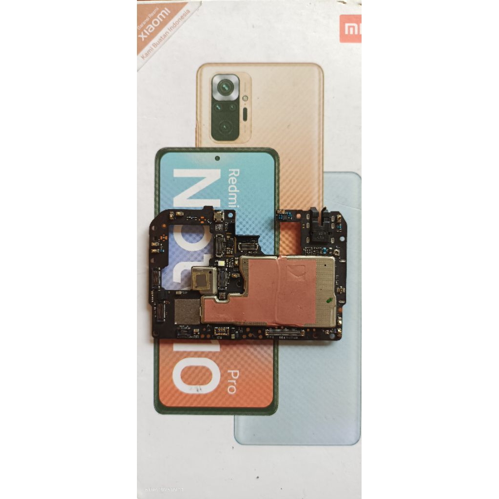 Mesin Redmi Note 10 Pro matot original copotan