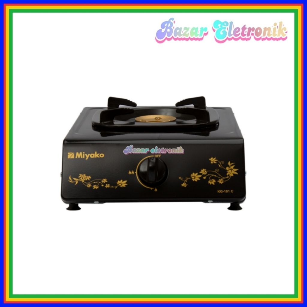 KOMPOR GAS MIYAKO KG 101 C / KOMPOR GAS MIYAKO 1 TUNGKU / MIYAKO KG 101C KOMPOR GAS 1 TUNGKU