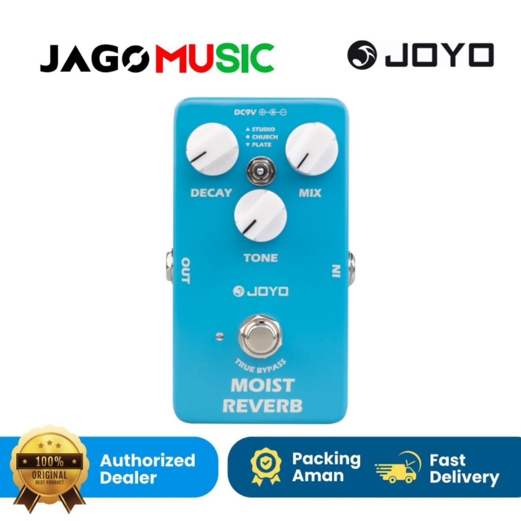 Efek Gitar Effect Joyo JF 20 Moist Reverb True ByPass Efek Gitar Joyo JF20