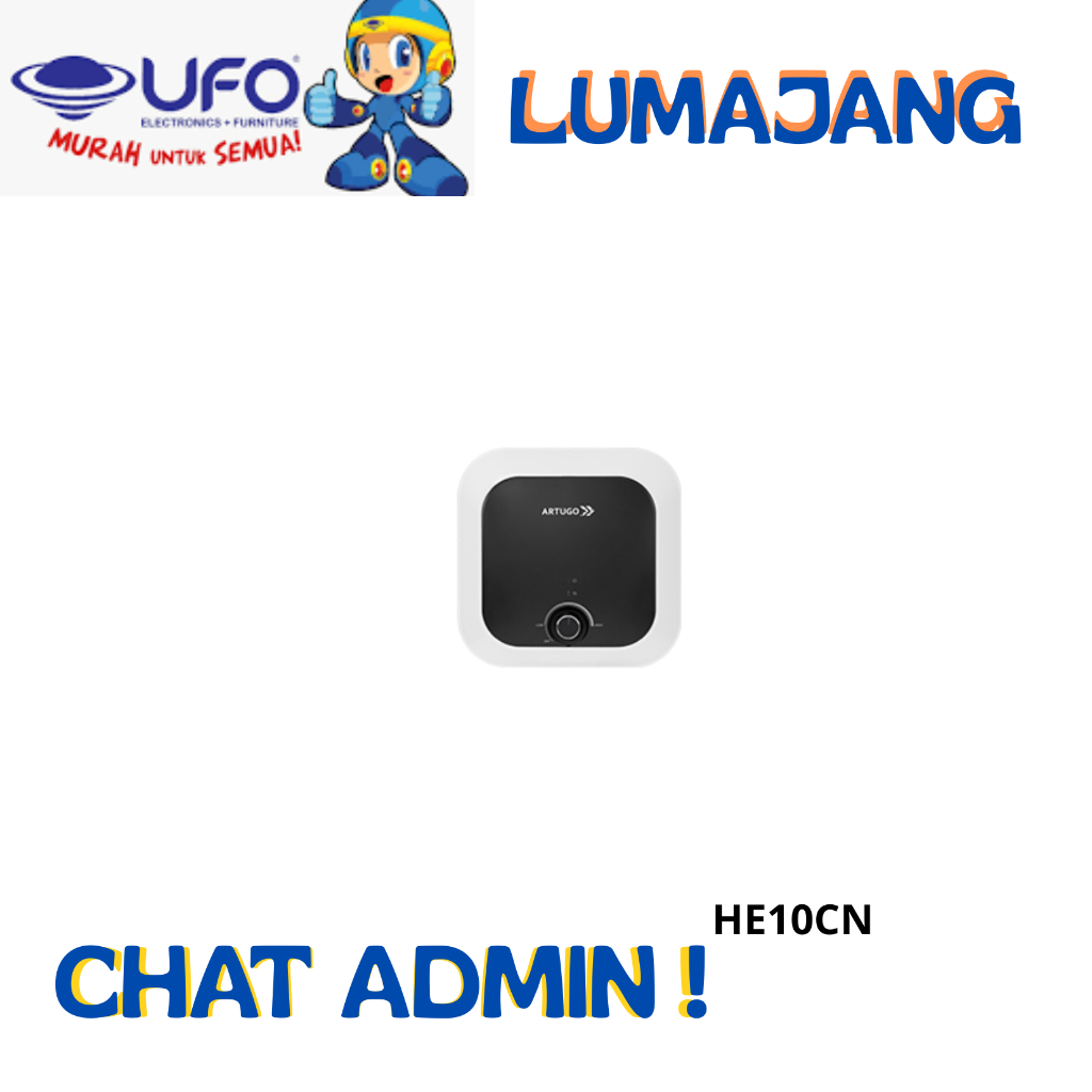 WATER HEATER ARTUGO HE10CN WATER HEATER LISTRIK