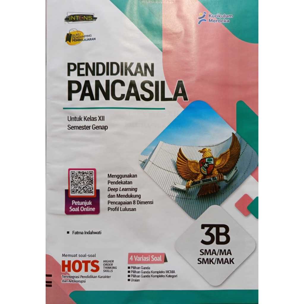 BUKU LKS PENDIDIKAN PANCASILA PKN PPKN SMA/MA/SMK KELAS 12 SEMESTER 2 KURIKULUM MERDEKA 2025-2026 ZA