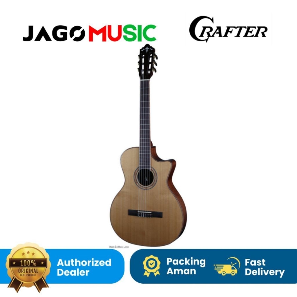 Gitar Akustik Elektrik Crafter SNT 17CE Pro Solid Guitar Crafter SNT17CE PRO