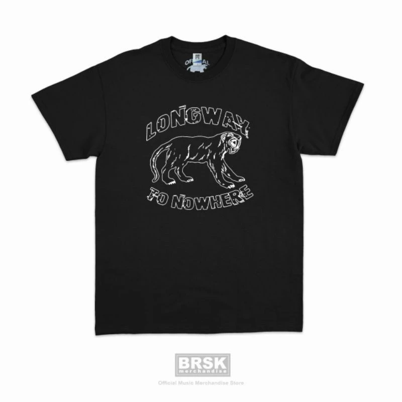 Kaos Teenage Death Star "Longway To Nowhere T-Shirt Distro Hitam Lengan Pendek Atasan Unisex