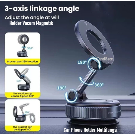 holder magnetic vacuum / holder hp / magnetic phone holder / phone holder holder hp mobil