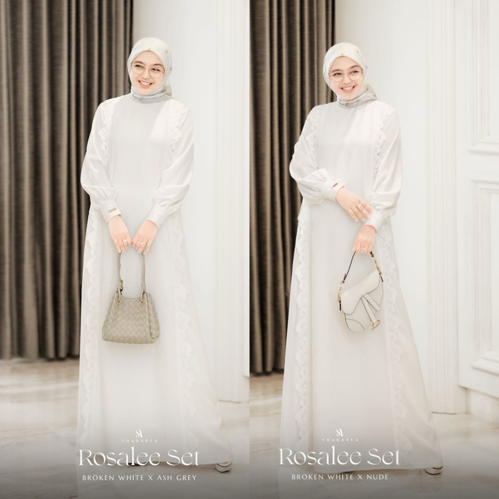 Rosalee Set Original By Shararea | Dress Set Scarf Print