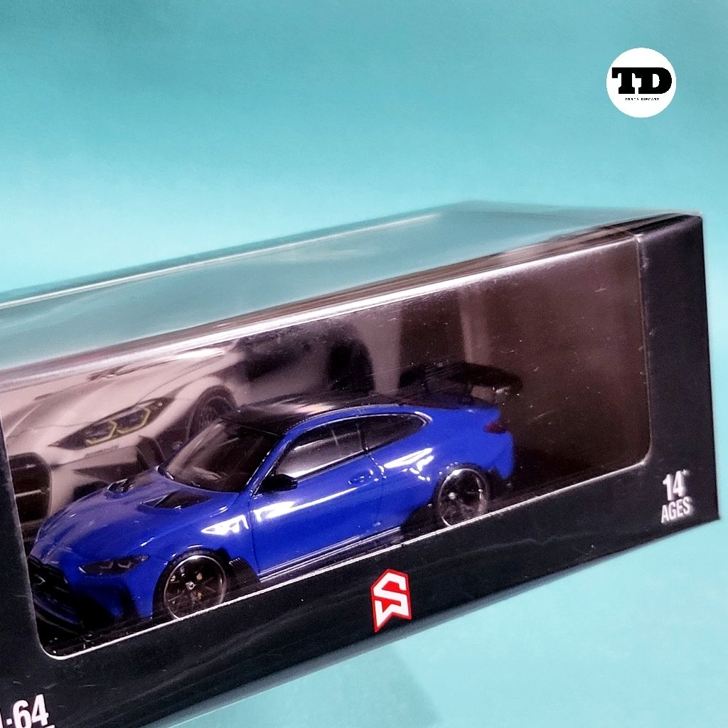Diecast 1:64 Street Weapon BMW M4 G82 Blue