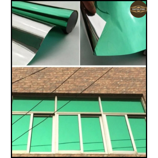 Kaca Film One Way Hijau – Window Film Mobil & Rumah Anti UV 99%