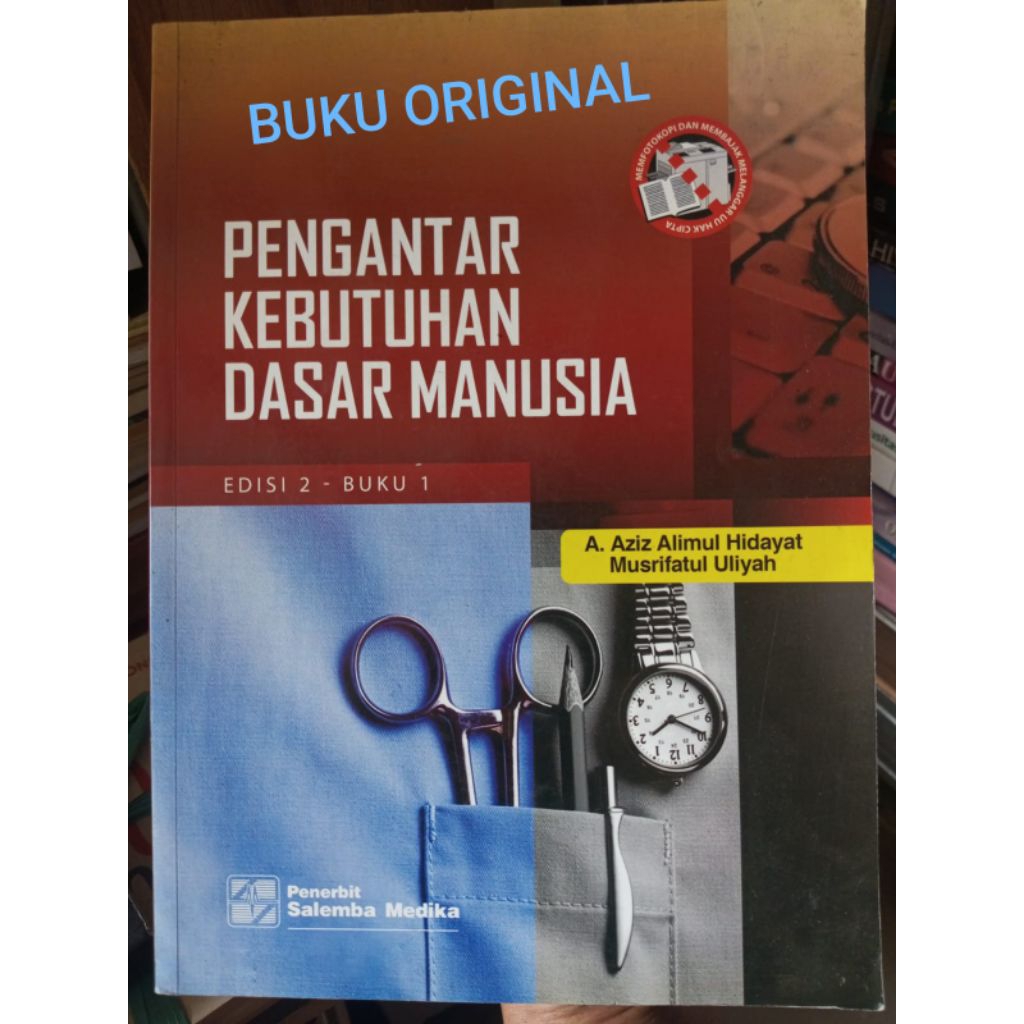buku original pengantar kebutuhan dasar manusia edisi 2 buku 1