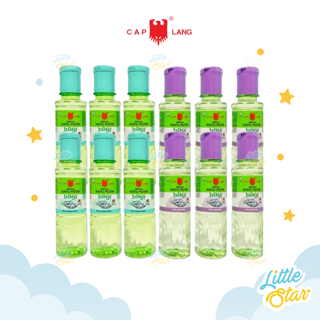 1 Lusin 12 Pcs Cap Lang Minyak Kayu Putih Bayi 60ml Baby Eucalyptus Oil Aromatheraphy Anti Nyamuk