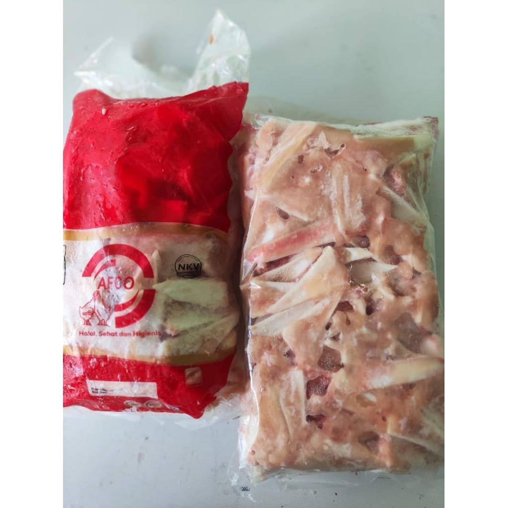 PROMO Tulang Rangu Ayam merk AFCO / Tulang Muda ayam segar (Frozen)
