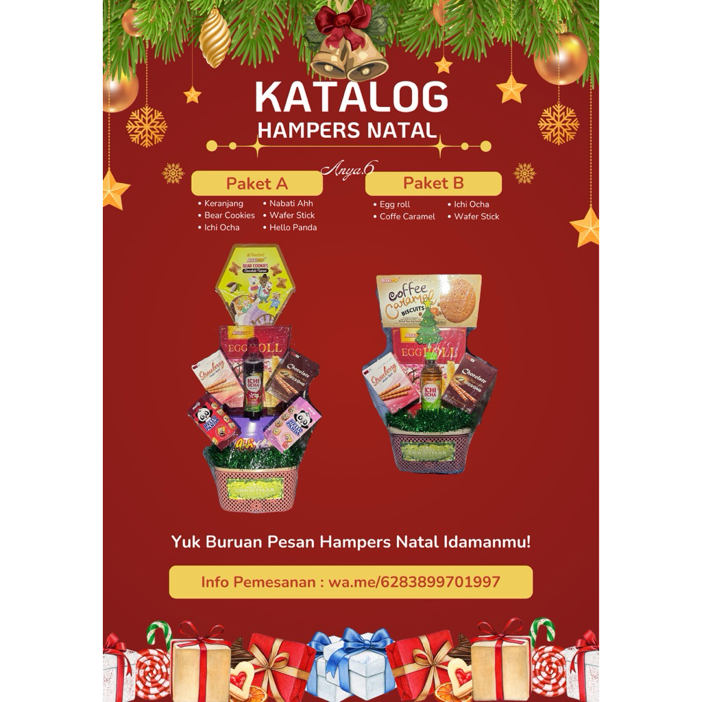 Parcel Natal / Natal / Tahun Baru / Nataru / Hampers /Natal 2026 / Merry / Parcel Snack / Parcel Sem