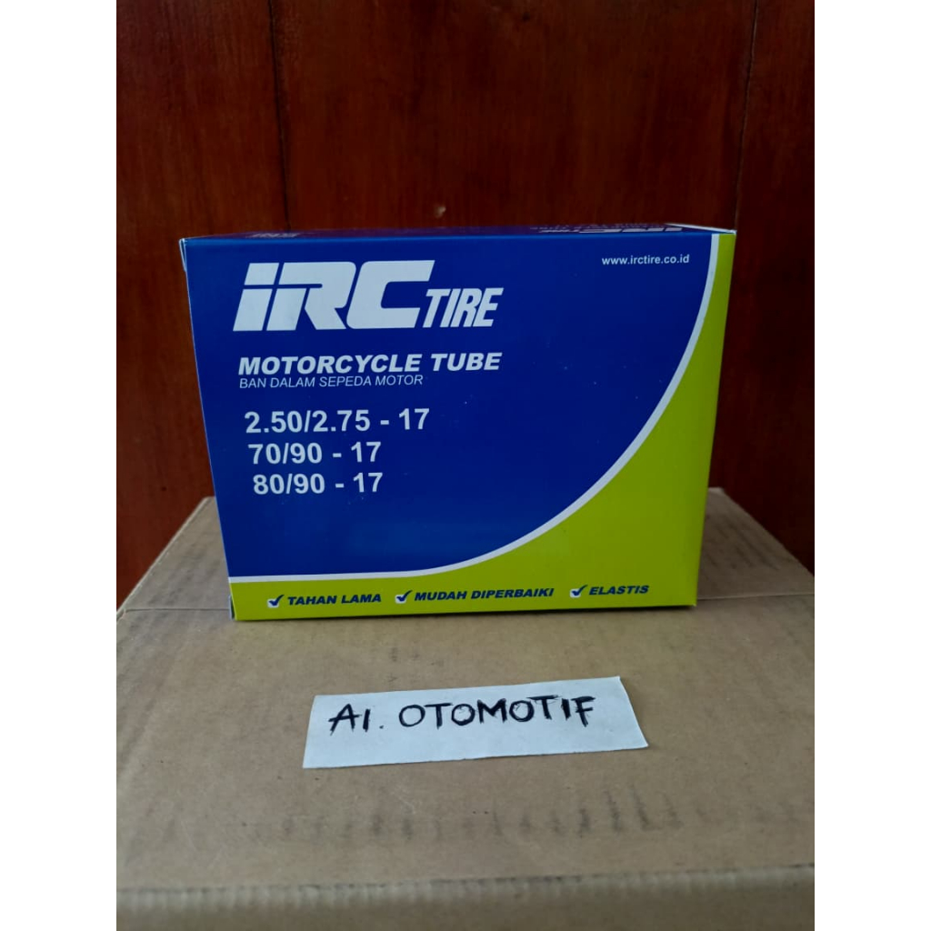 BAN DALAM IRC 250-275 RING 17 ORIGINAL TERBARU, ALL MOTOR BEBEK RING 17