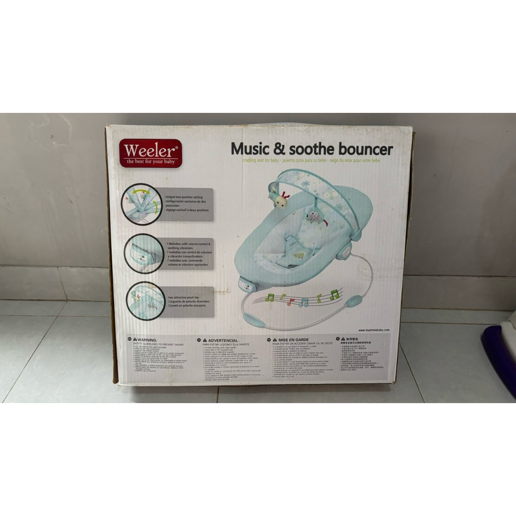 (SECOND) PRELOVED MASTELA BOUNCER BABY