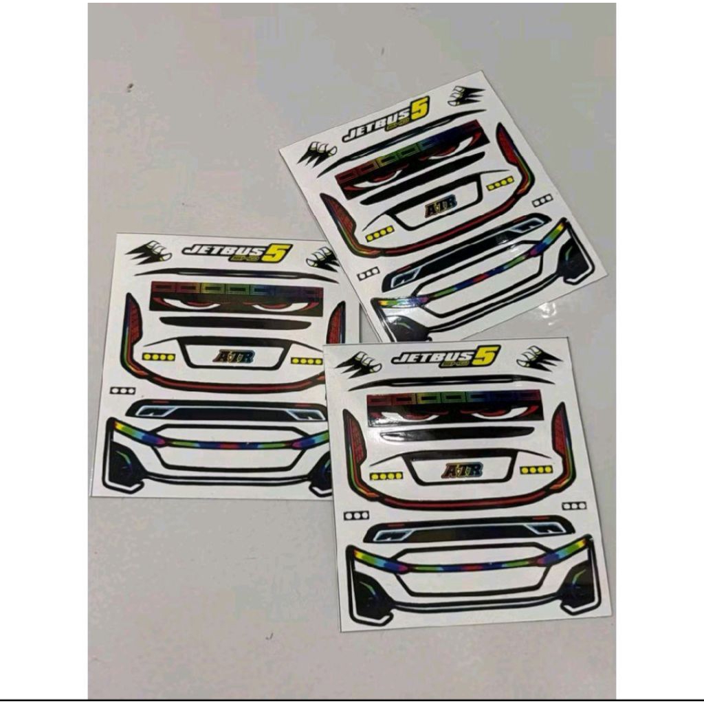 jet Bus 5 sticker headlamp ATR jbs