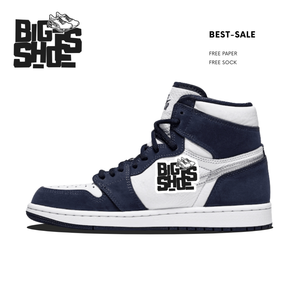 Sepatu AJ 1 Retro CO JP High Midnight Navy - Bigshoes