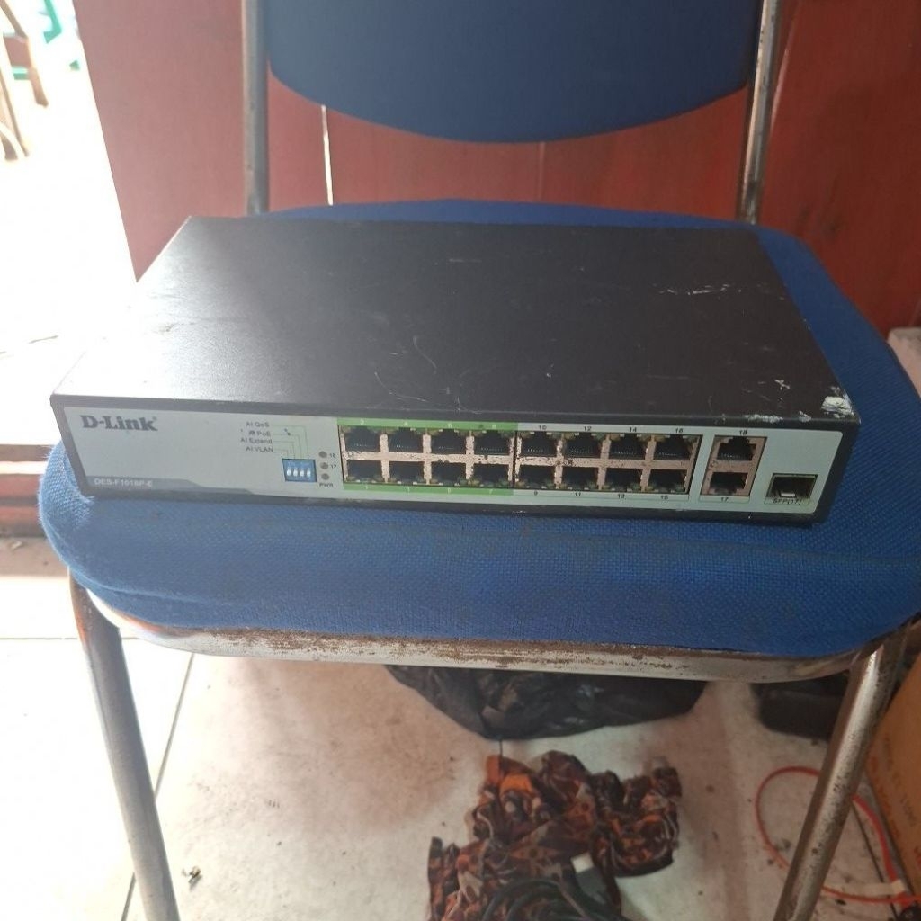 Dlink Des_F1018P_E swit poe unit kabel