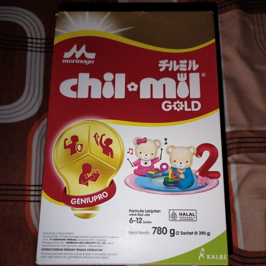Susu Geniupro Morinaga Chil Mil Gold 780Gram / Susu Morinaga Chilmil 6-12 Bulan