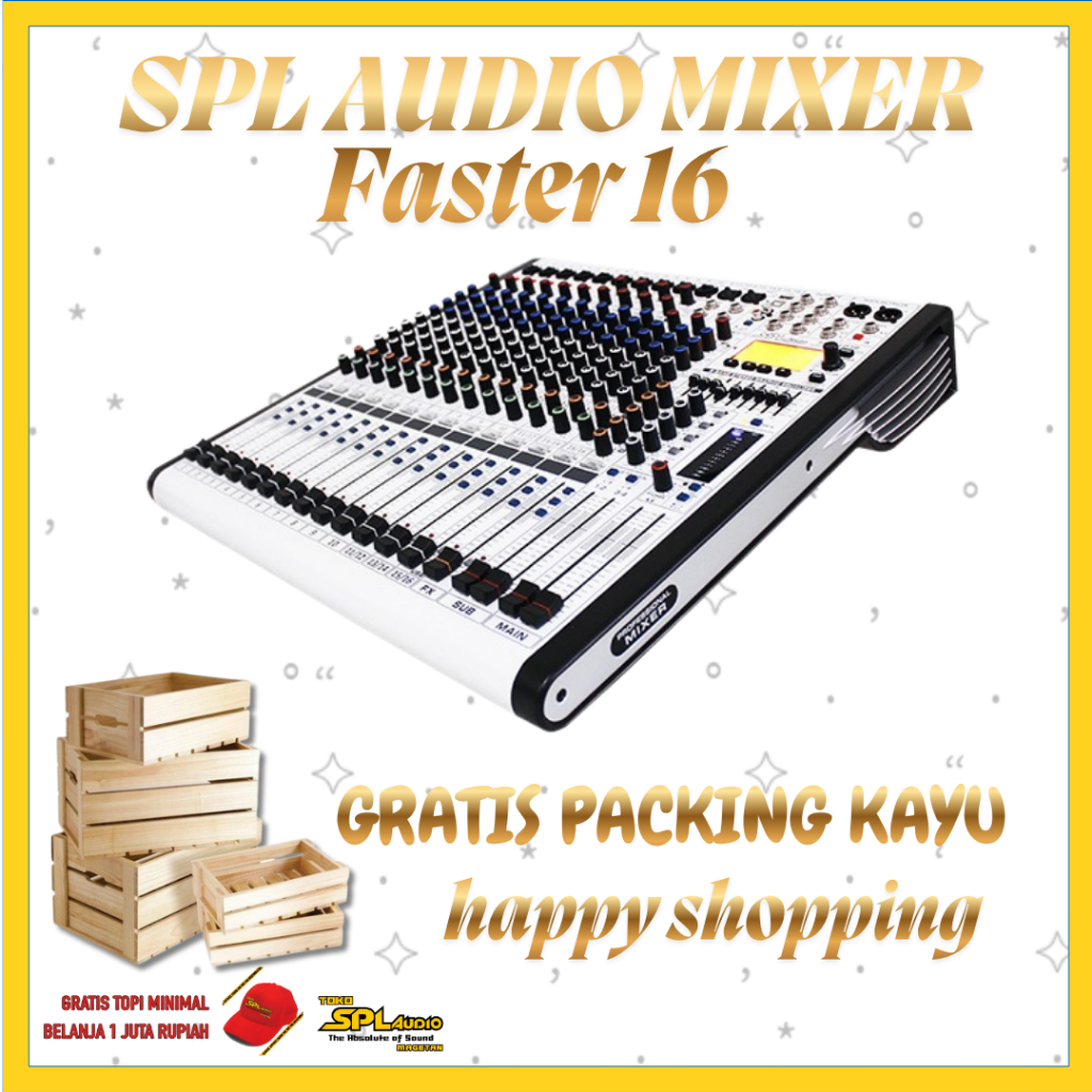 MIXER 16 CHANNEL SPL AUDIO FASTER 16