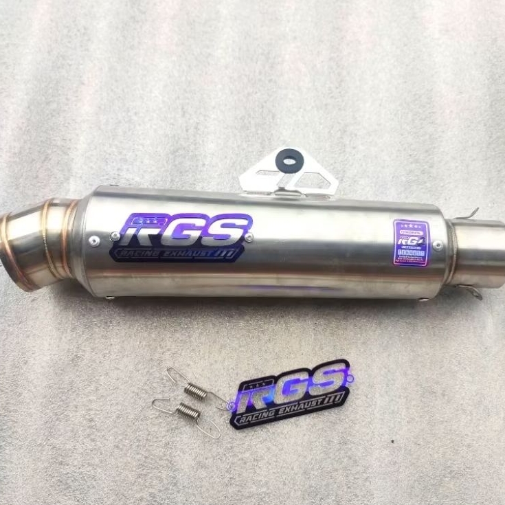 slincer knalpot RGS type dos kompetisi sarangan setengah/separo panjang 25 cm