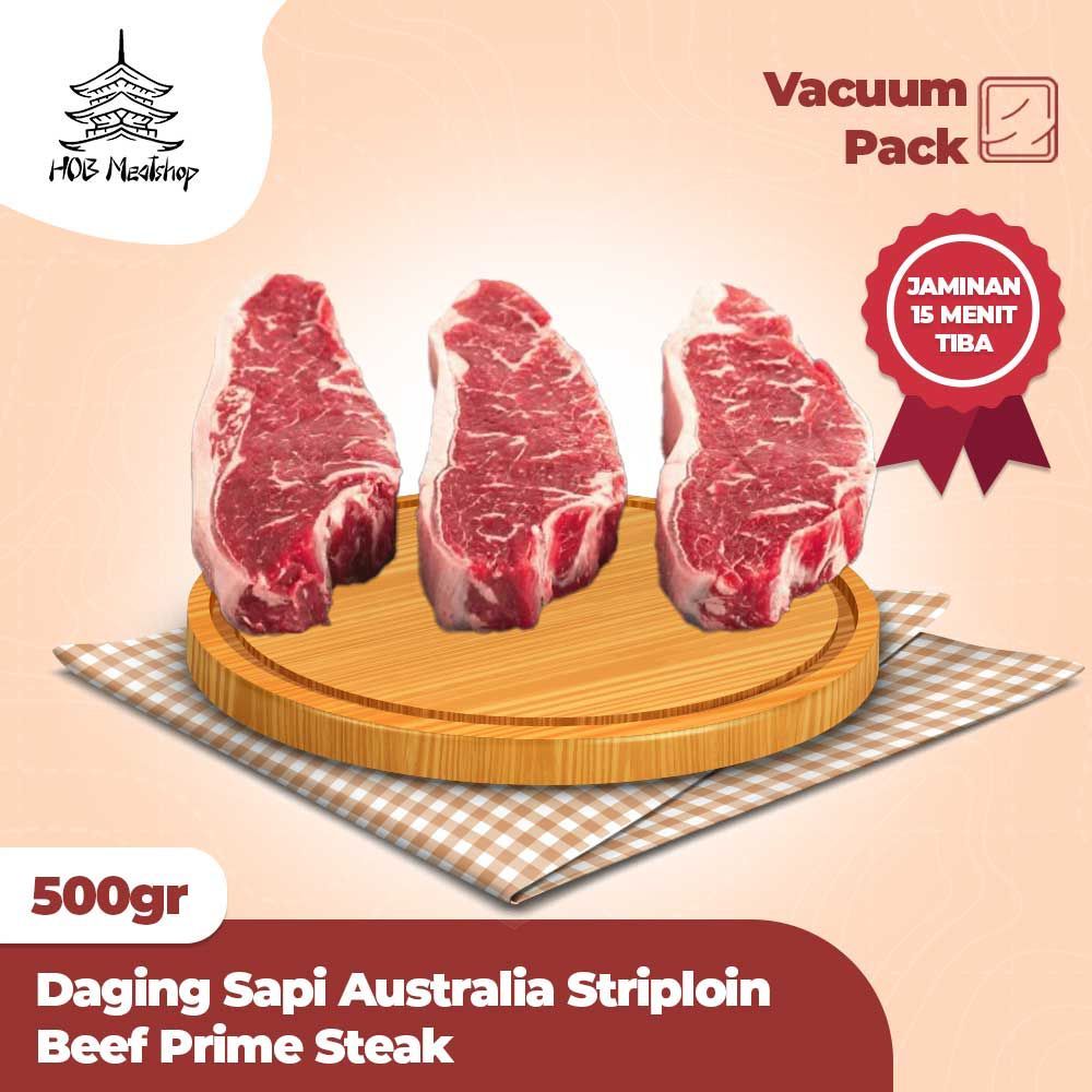 Daging Sapi Australia Striploin Beef Prime Steak 500gr