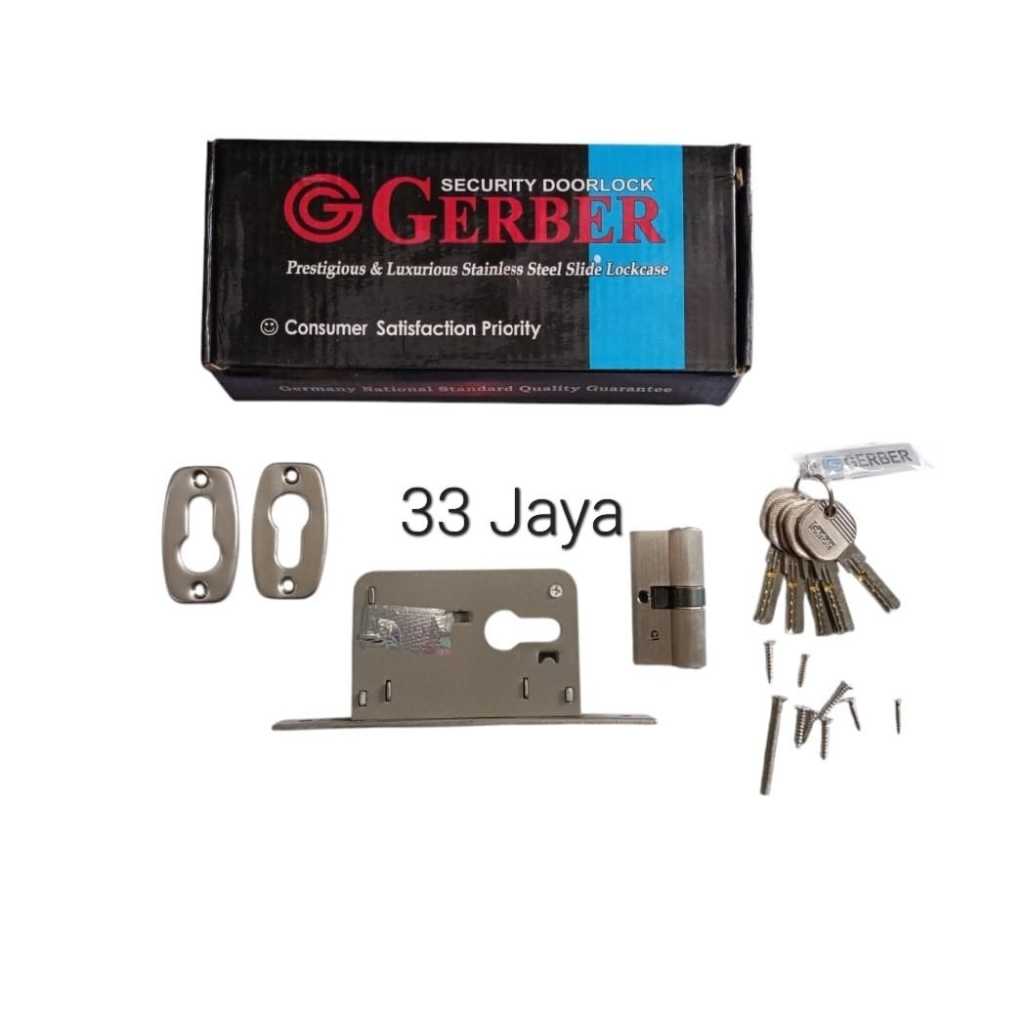 Body + Silinder Pintu Sliding / Pintu Dorong / Pintu Geser Merk Gerber