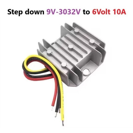 StepDown Step down 10a 12V DC 24V 12 32V to 6Volt 6V 10A 12Volt to 6Volt DC anti air
