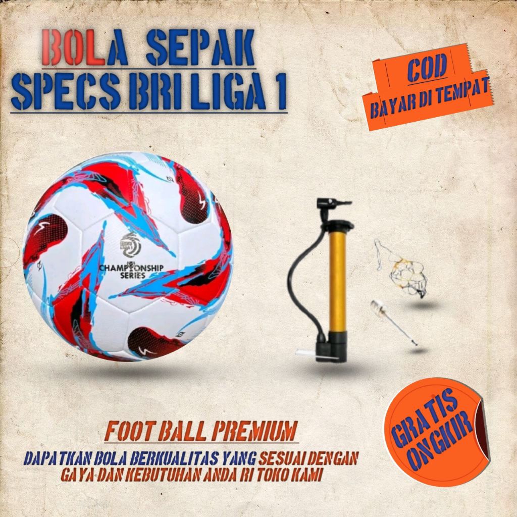 Bola Sepak SPECS BRI LIGA 1  kualitas premium super