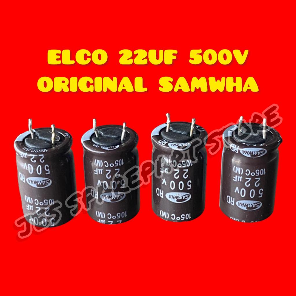 ELCO SAMWHA 22UF 500V ORIGINAL