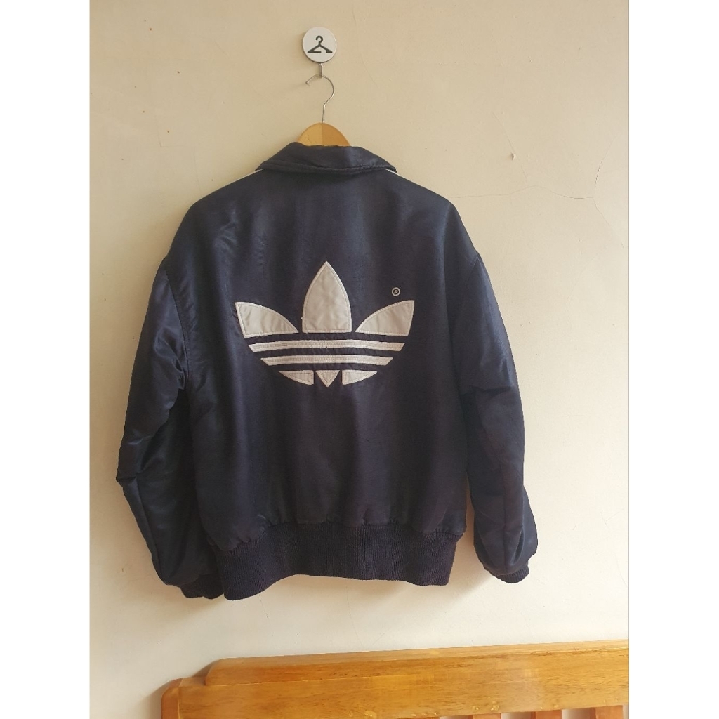 Jacket varsiti casual adidas vintage big logo three strip