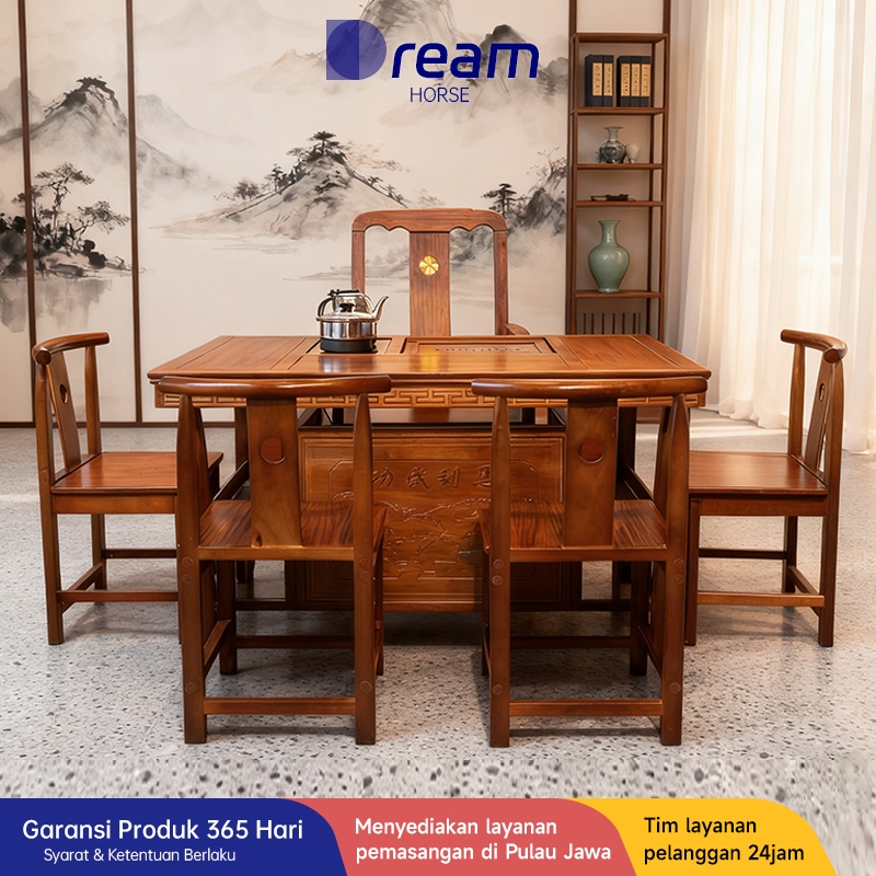 COD Meja Teh Cina/Meja Rapat/Meja Pembuatan Bir Teh/Meja Teh Rumah Tangga/Set Meja Kursi Teh