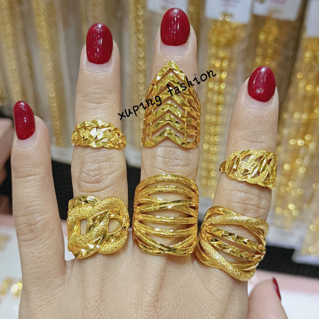 cincin dubay gold varian model MEWAH