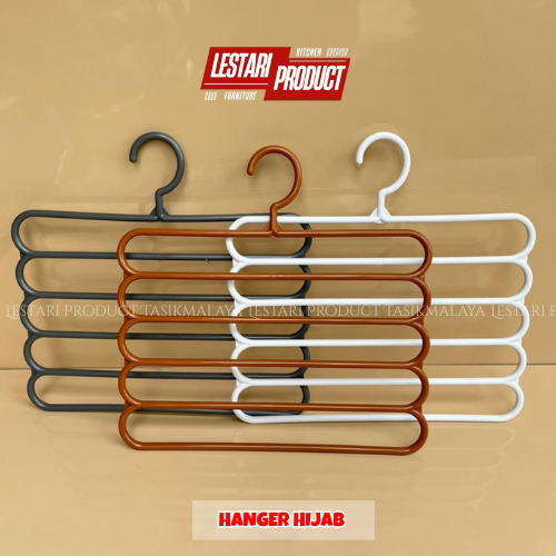 ( 6 PCS ) HANGER HIJAB 5 SUSUN | HANGER HIJAB GANTUNG | HANGER KERUDUNG | GANTUNGAN HIJAB | GANTUNGA