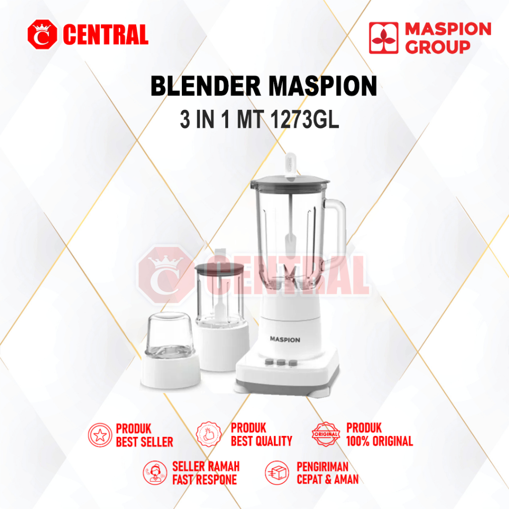 BLENDER MASPION 3IN1 MT 1273GL KACA